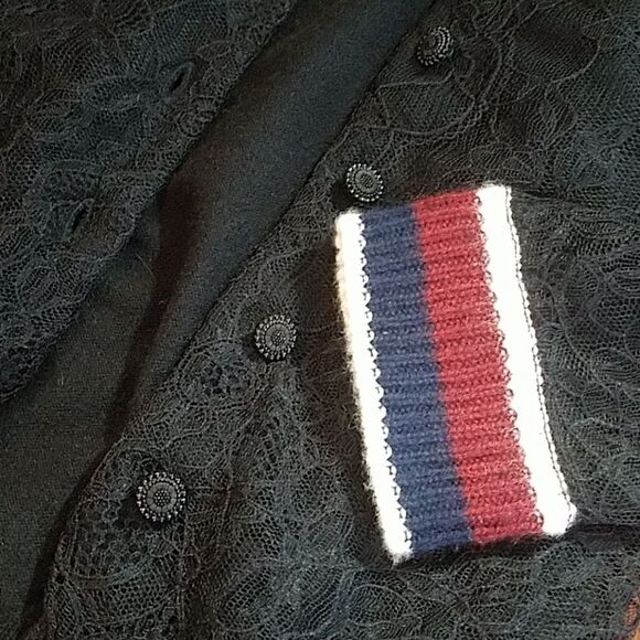 Wendi Reed Cashmere Whimsy Collegiate Sweater Sm - Picture 4 of 7